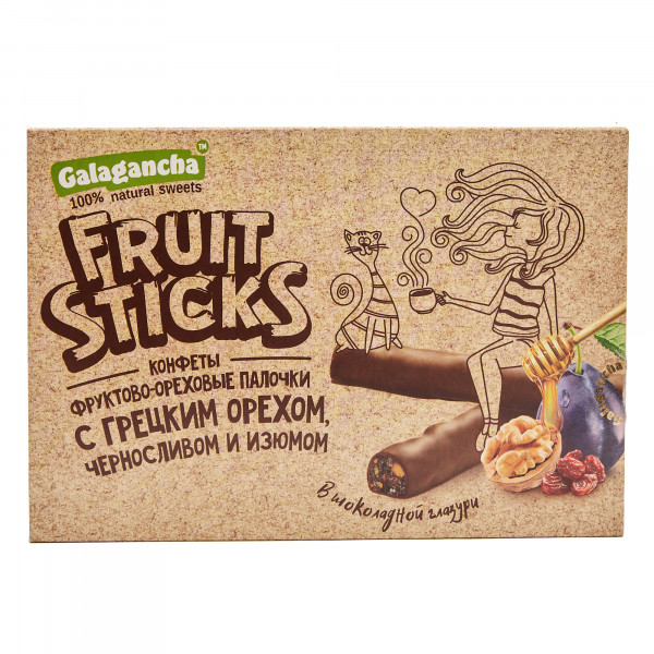 №2 Берестов КРАФТ Fruit Stiсks с черносливом и грецким орехом, 175г в Урюпинске