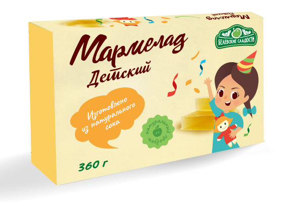 №2 Мармелад  "Детский" белевский 360г   в Урюпинске
