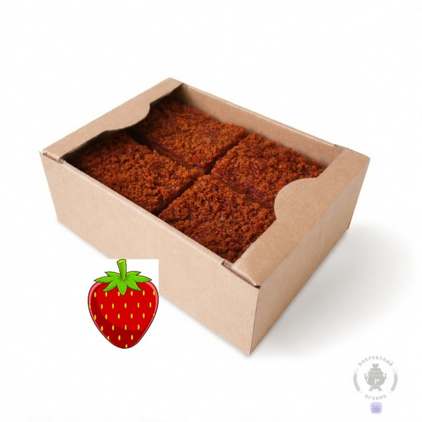 №3 Пряник 1кг с фруктовой начинкой Клубника в Урюпинске