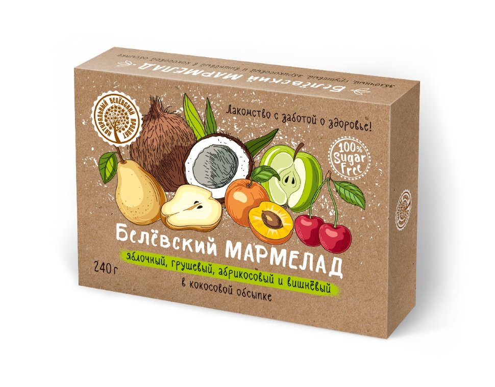  Мармелад белевский на фруктозе 240г  в Урюпинске