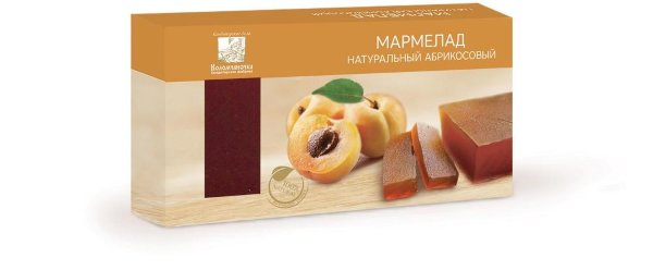 №2 Мармелад пластовый 210г абрикосовый  в Урюпинске